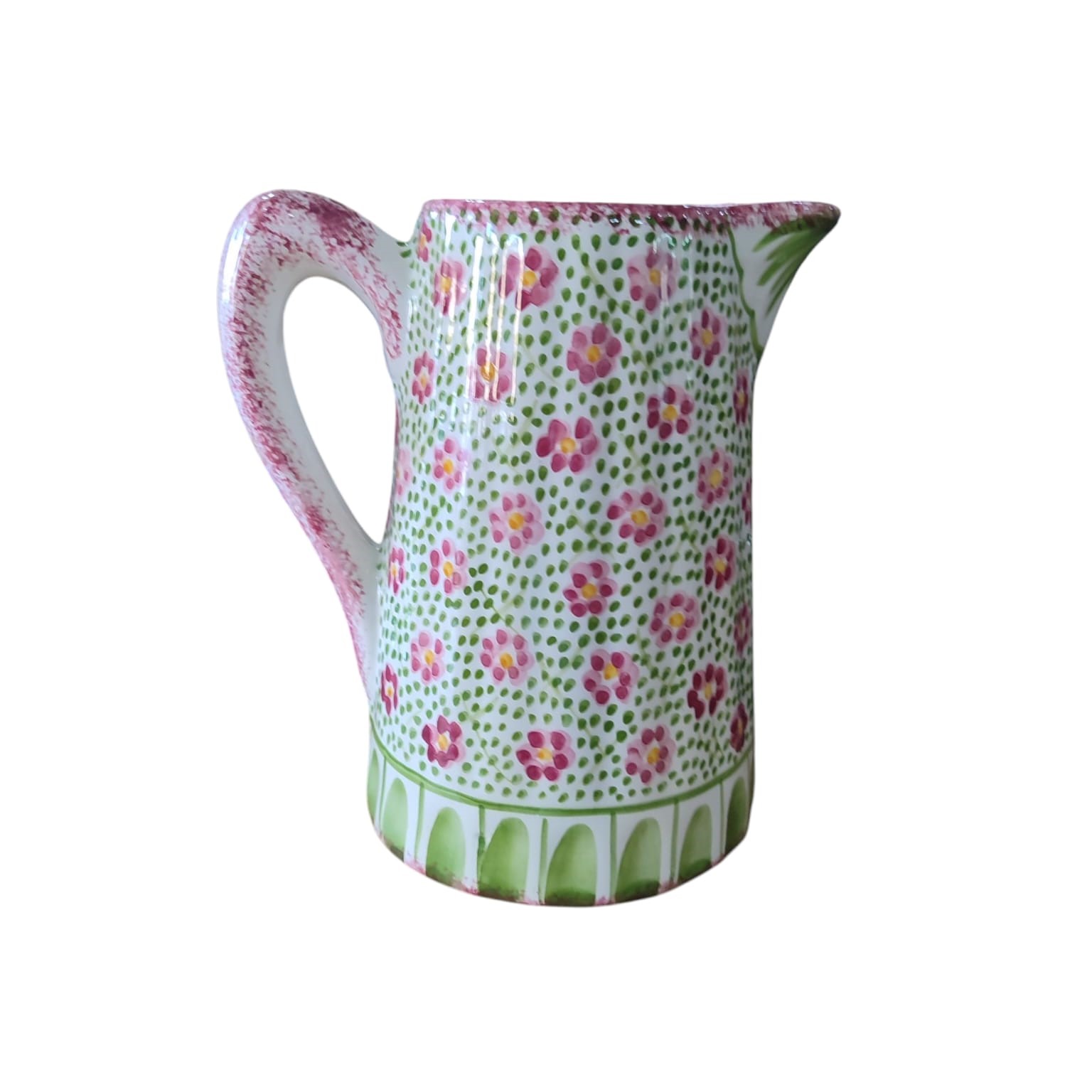 Jarro de porcelana pintado à mão - 2L