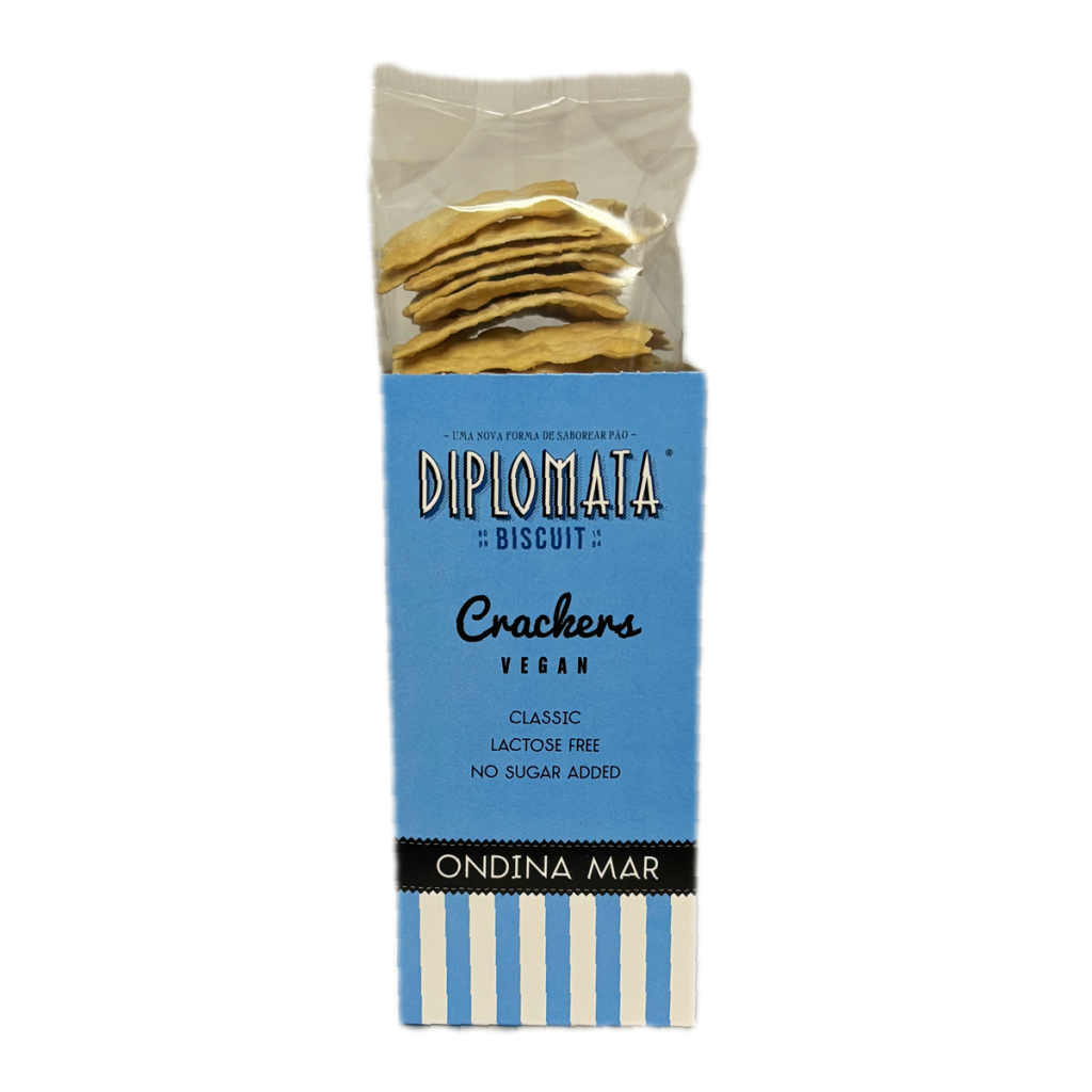 Crackers Ondina Mar Vegan sem açúcar Diplomata