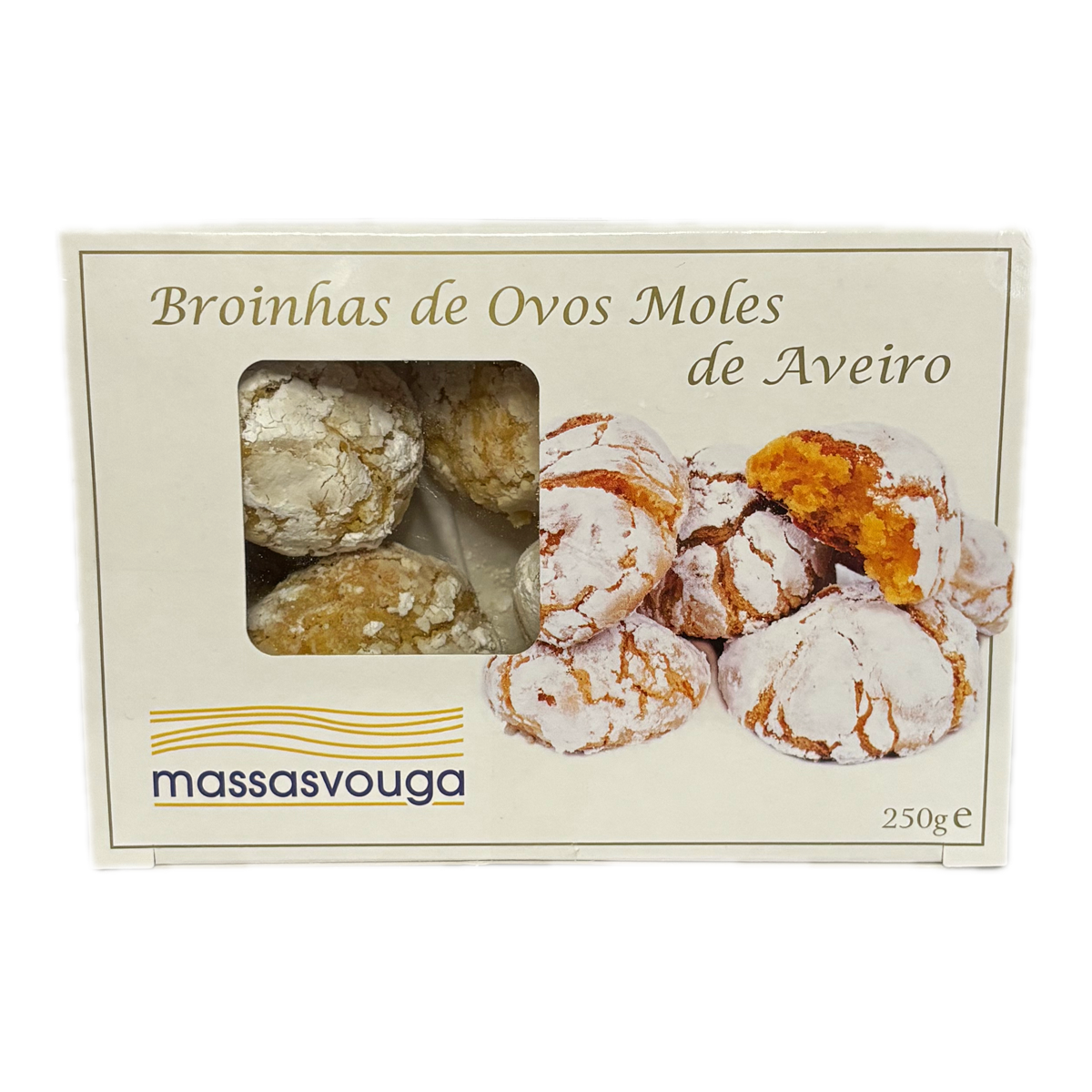 Broinhas de Ovos-Moles com Noz Massasvouga