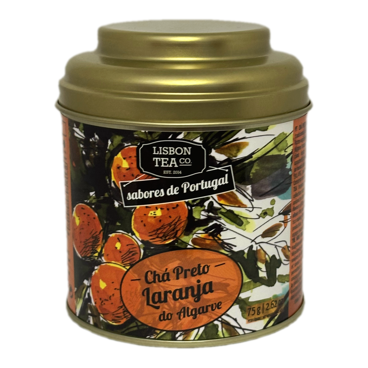 Chá Preto Laranja e Canela Lisbon Tea Co.