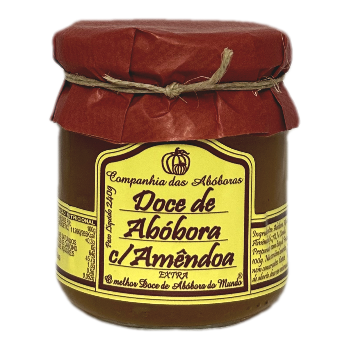 Doce de Abóbora com Amêndoa Extra 240g